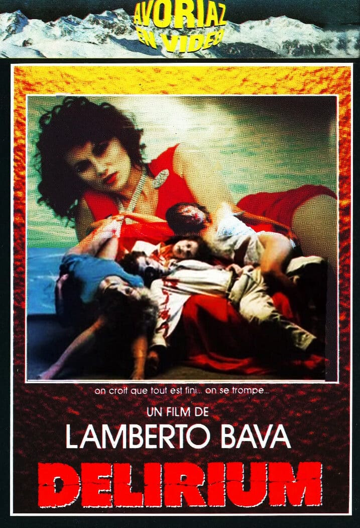 Delirium de Lamberto Bava en VHS, en France, chez Sergio Gobbi Vidéo