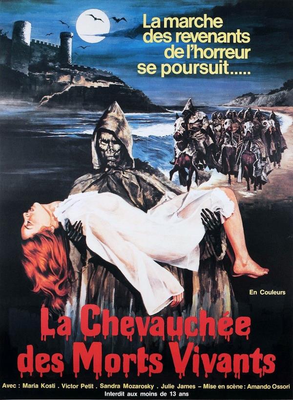 La chevauchée des morts vivants, l'affiche