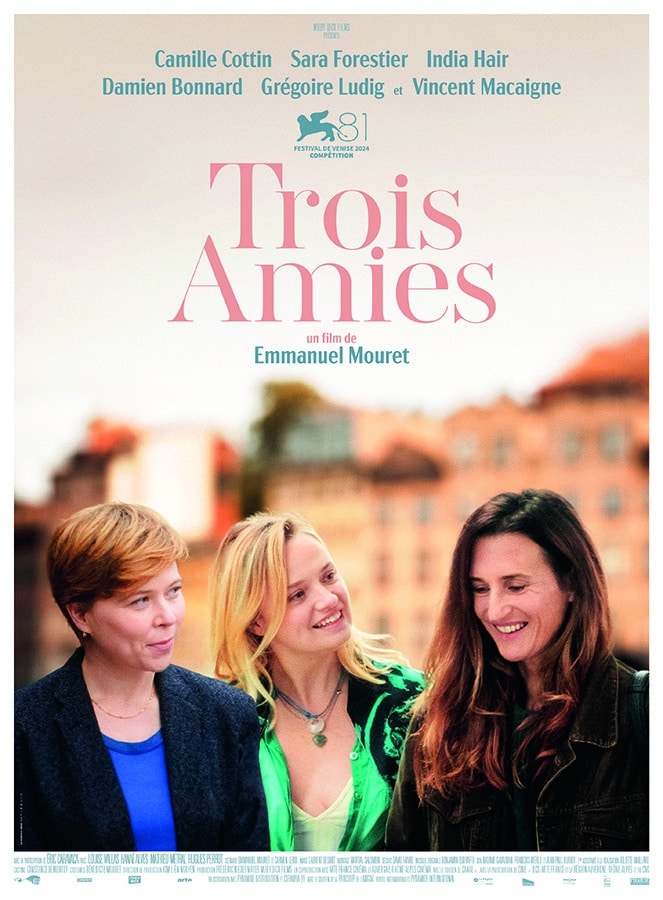 Affiche du film d'Emmanuel Mouret, Trois amies