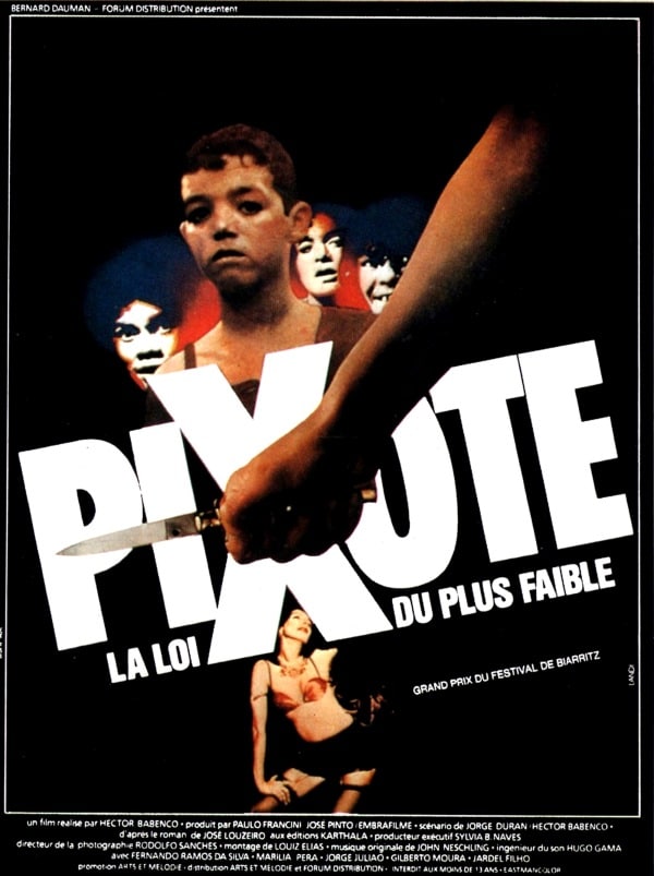 Pixote, la loi du plus faible, l'affiche
