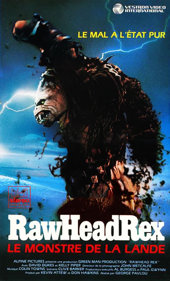 Jaquette de Rawhead Rex le monstre de la lande, VHS