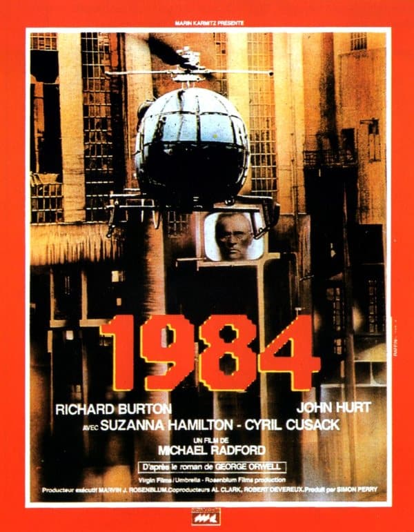 1984 (Mille neuf cent quatre-vingt quatre), affiche du film