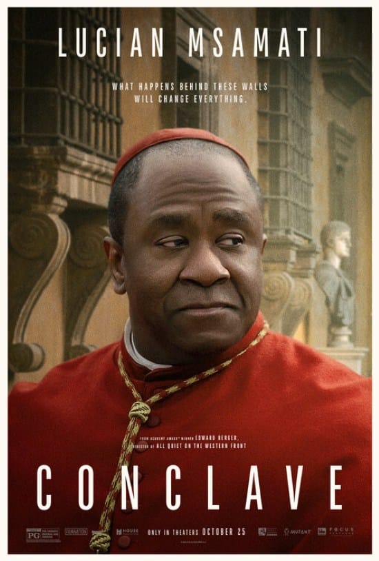 Lucian Msamati, affiche personnage dans Conclave