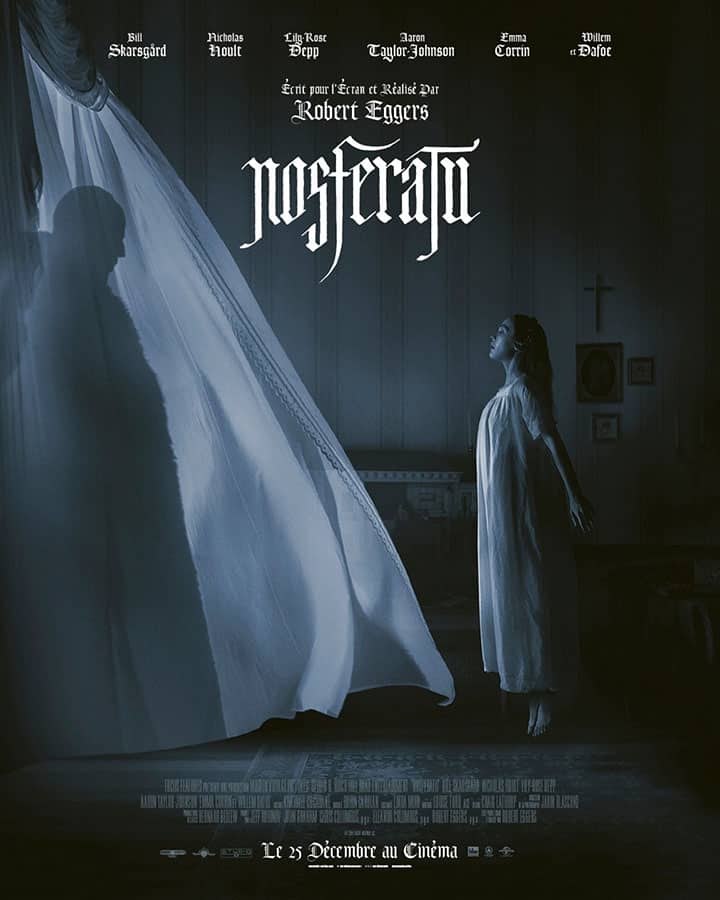Affiche du remake de Nosferatu (2024) de Robert Eggers
