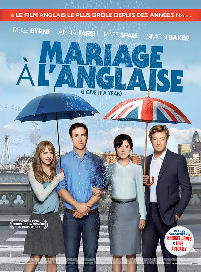Mariage à l'anglaise, affiche du film de Dan Mazer