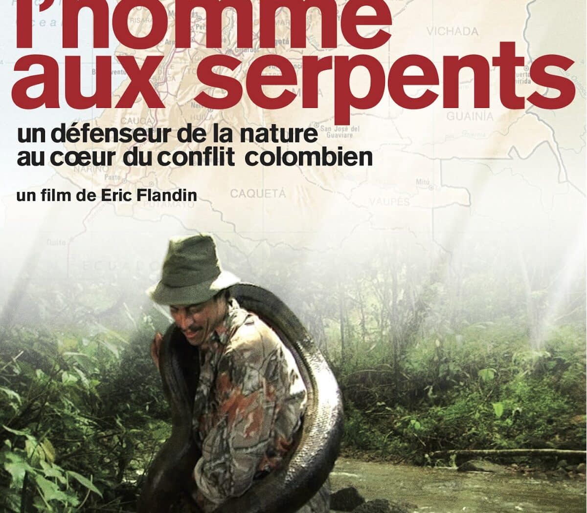 Affiche de L'homme aux serpents de Eric Flandin