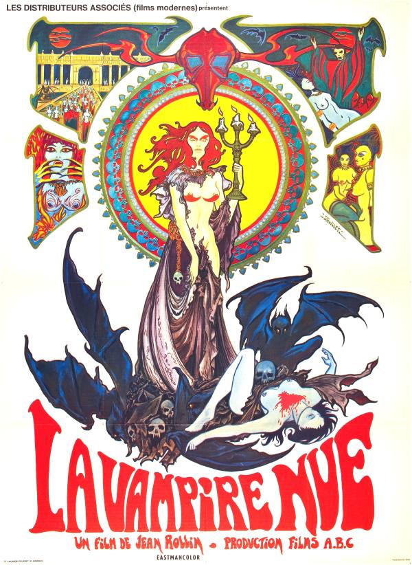 La vampire nue, l'affiche