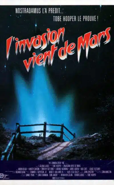 L'invasion vient de mars, affiche du film avec Hunter Carson