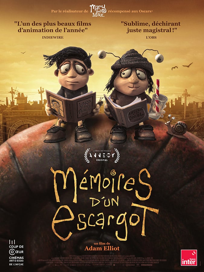 Mémoires d'un escargot, l'affiche
