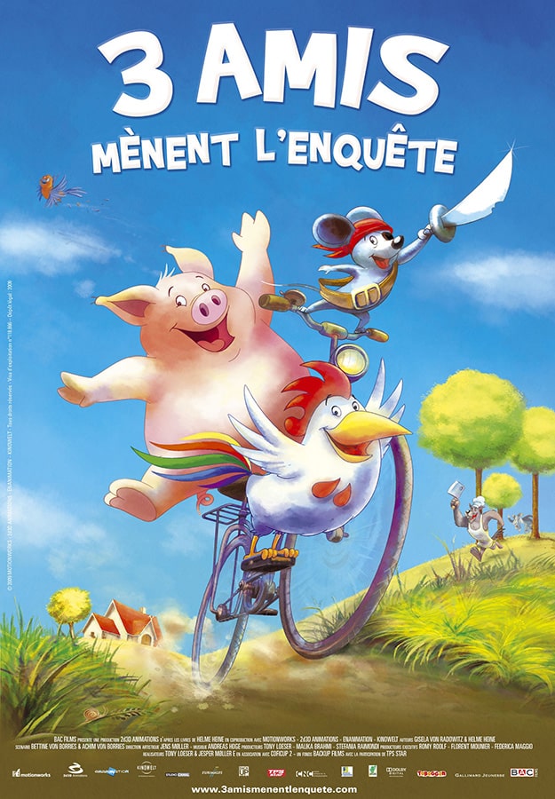 3 amis mènent l'enquête, affiche