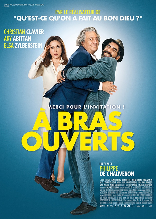 Affiche d'A bras ouvertes, avec Christian Clavier
