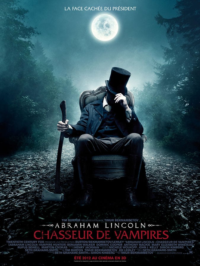 Affiche teaser d'Abraham Lincoln Chasseur de vampires