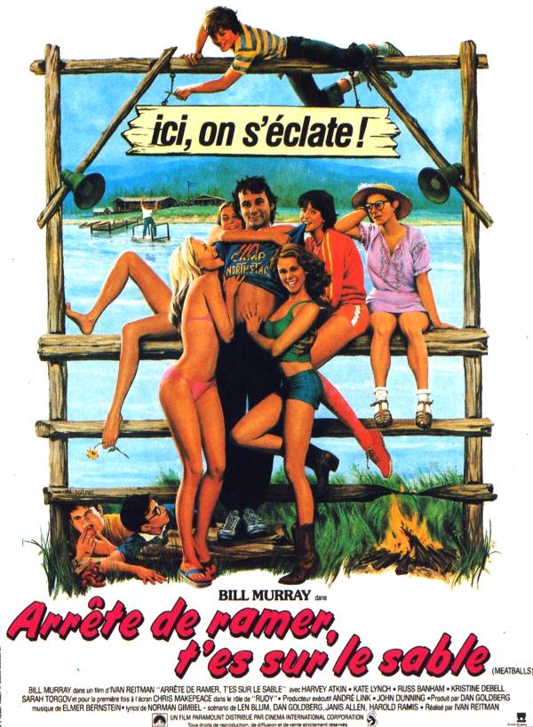Arrête de ramer, t'es sur le sable, affiche