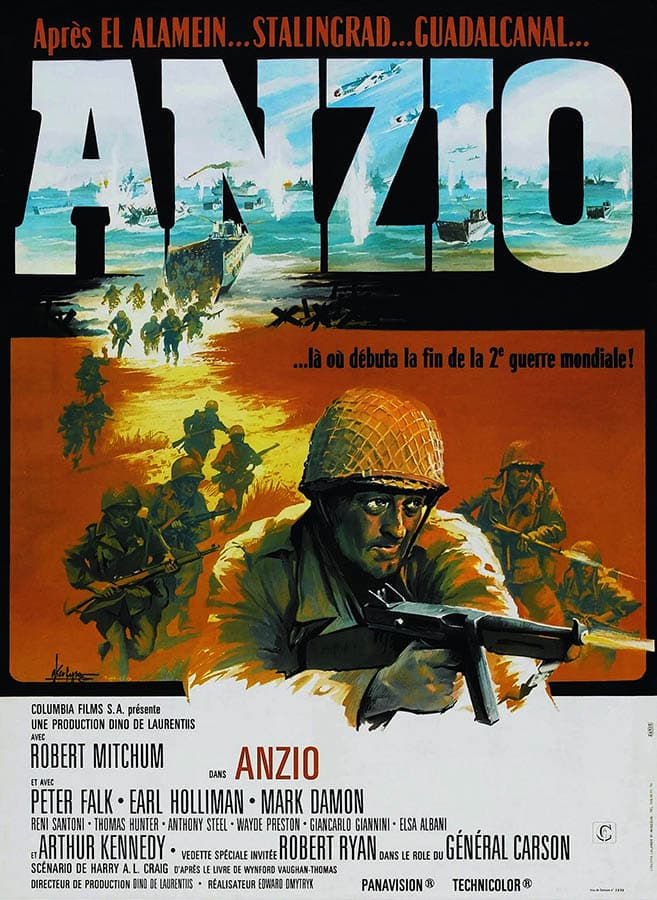 Affiche d'Anzio / Affiche de La bataille d'Anzio