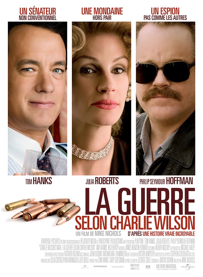 Affiche de La guerre selon Charlie de Mike Nichols, avec Julia Roberts et Tom Hanks