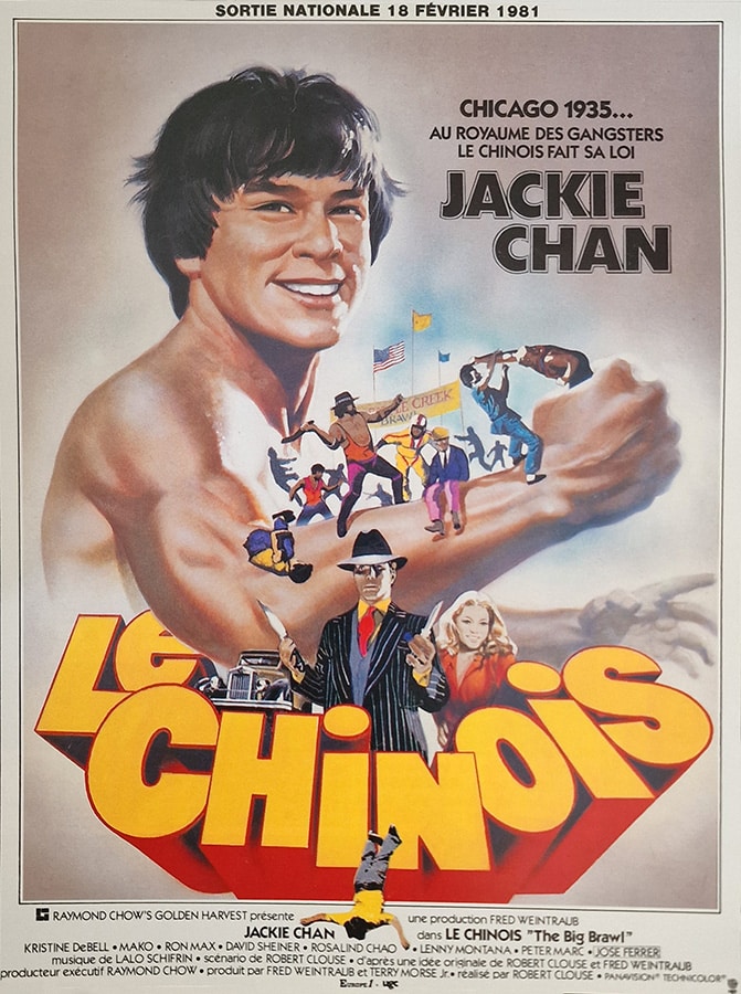 Affiche Le Chinois de Michel Landi, avec Jackie Chan