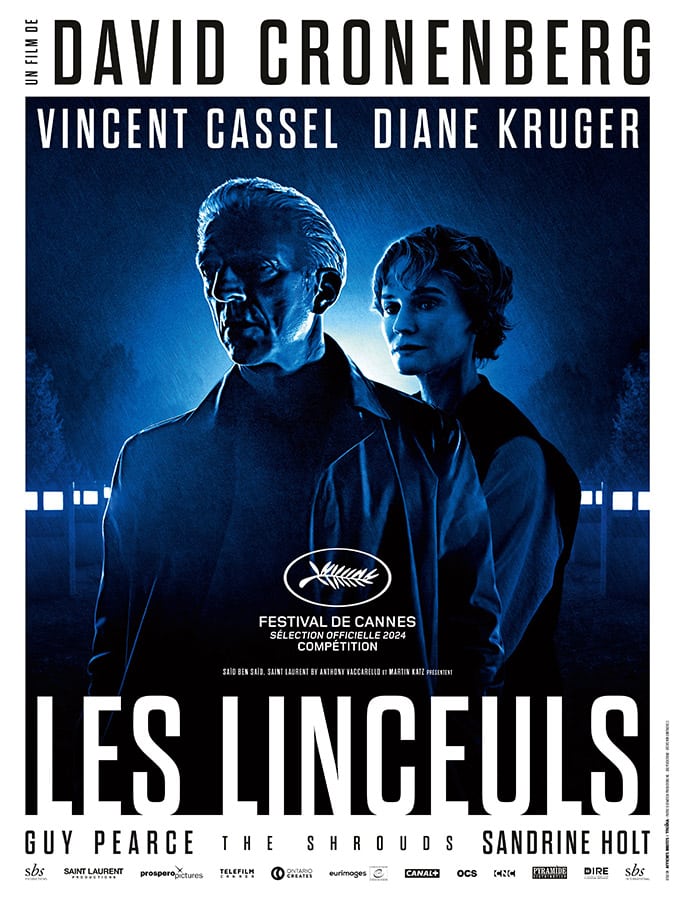 Affiche Les Linceuls de David Cronenberg