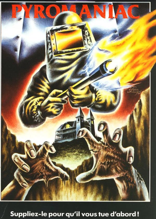 Pyromaniac, jaquette VHS