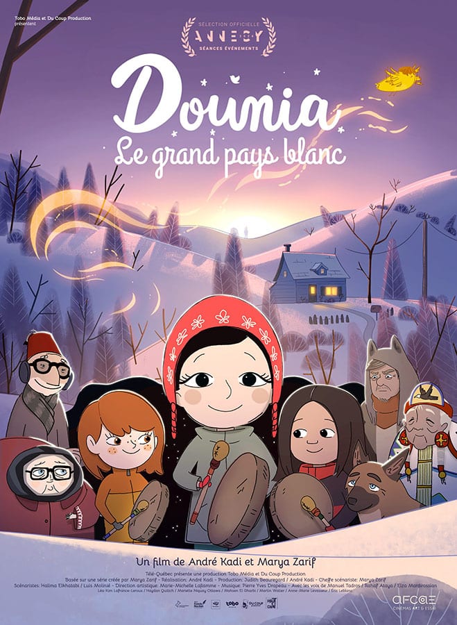 Dounia le grand blanc, affiche