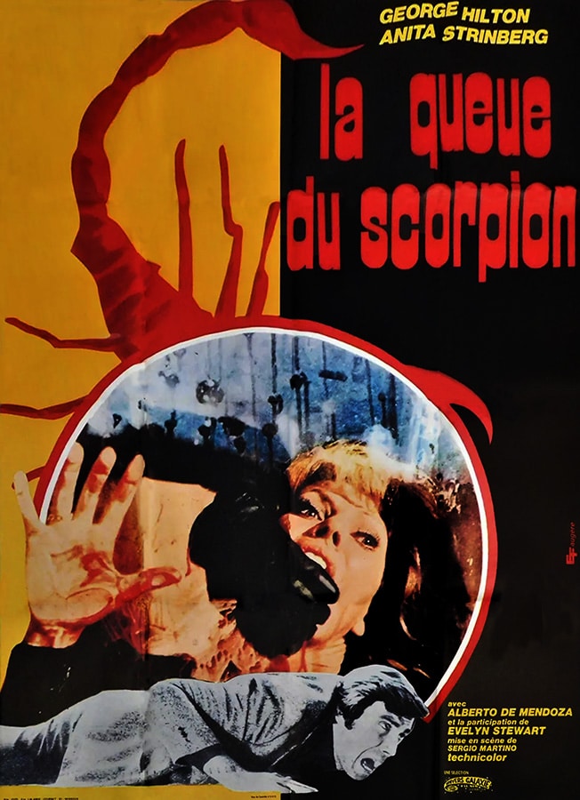 Affiche originale française de La queue du scoprion