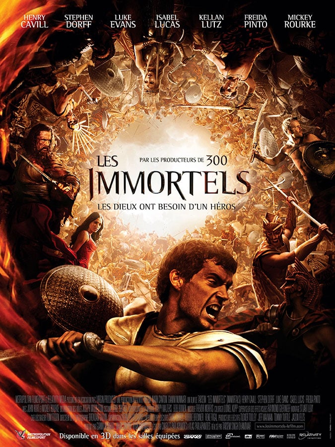 Les Immortels, affiche du film