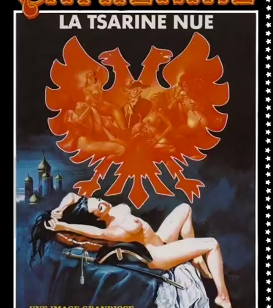 Catherine la Tsarine nue, jaquette René Chateau Vidéo