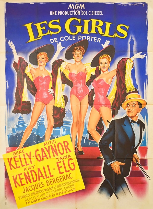 Affiche française des "Girls" (1958) de George Cukor