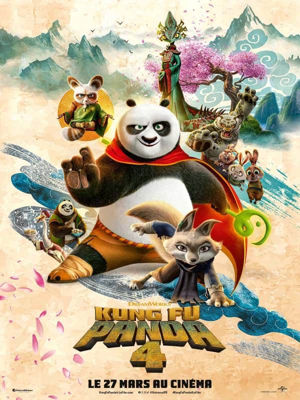 Kung Fu Panda 4, l'affiche