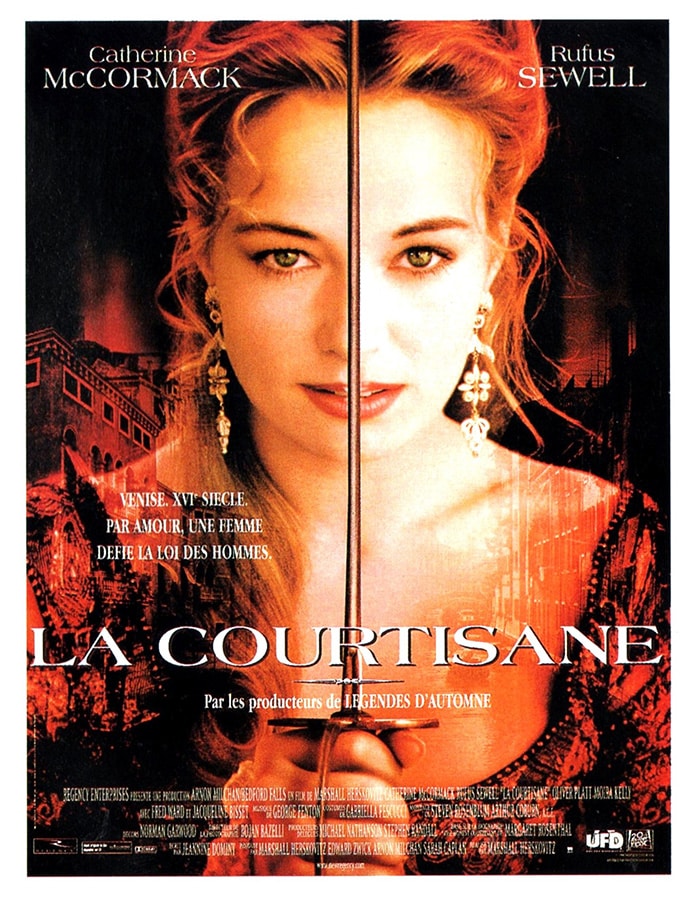 Affiche de La courtisane, avec Catherine McCormack