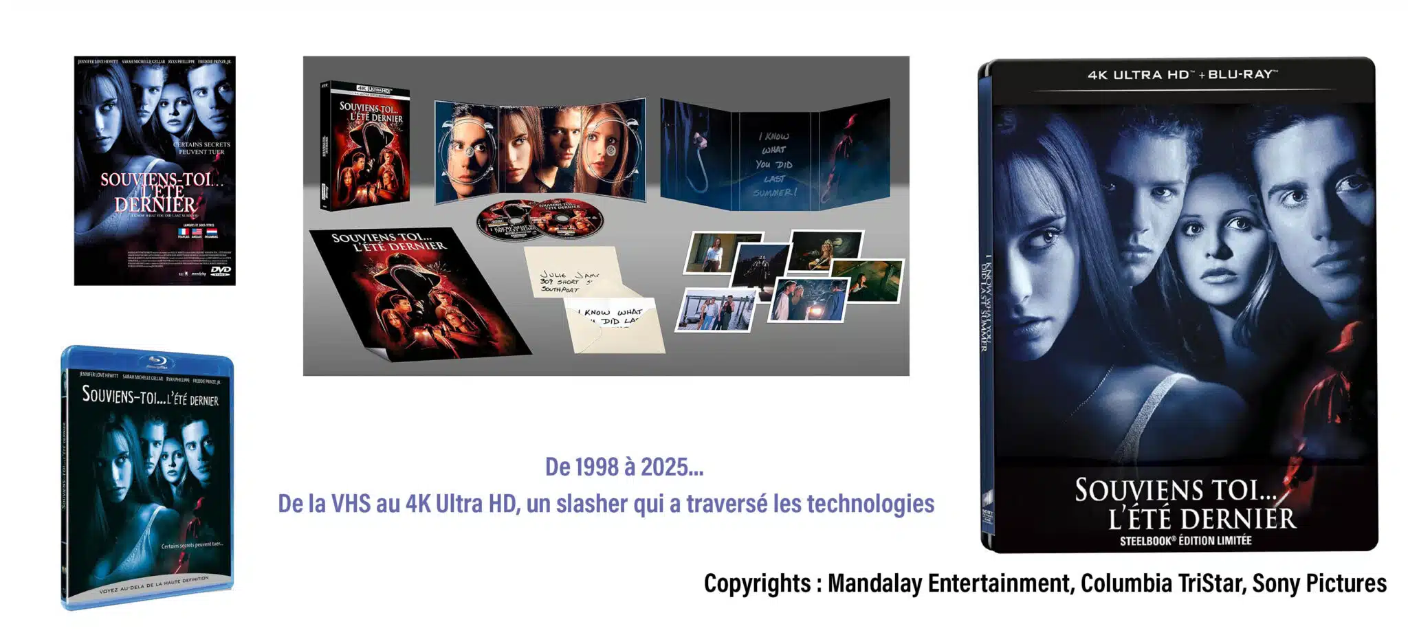 Les différents visuels vidéo de Souviens-toi l'été dernier - Cinédweller