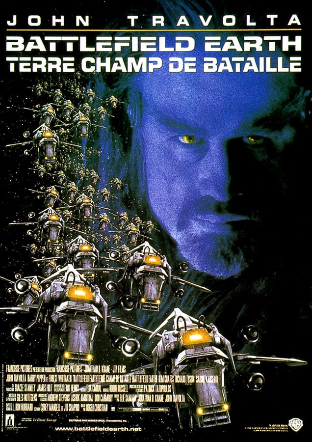 Affiche de Battlefield Earth / Terre Champ de bataille, de Roger Christian, avec John Travolta (2000)