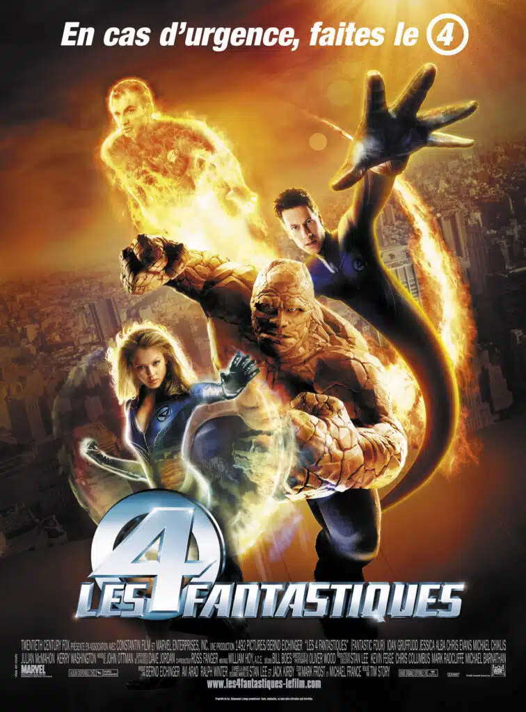 Affiche Les 4 Fantastiques de Tim Story
