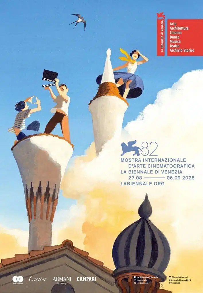 Affiche du 82e festival de Venise 2025.
