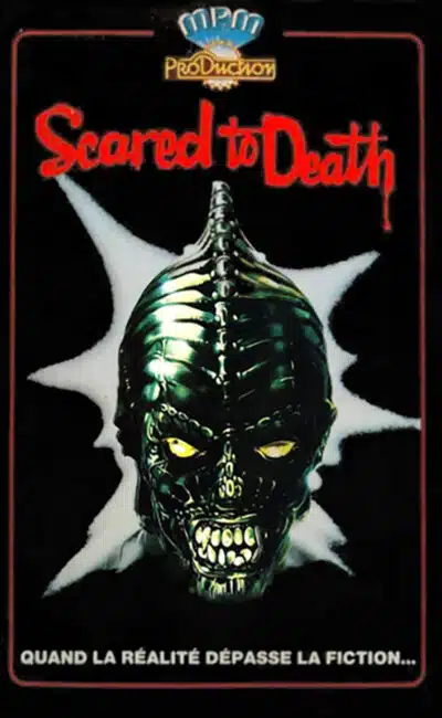 Scared to Death de William Malone, jaquette de la VHS française