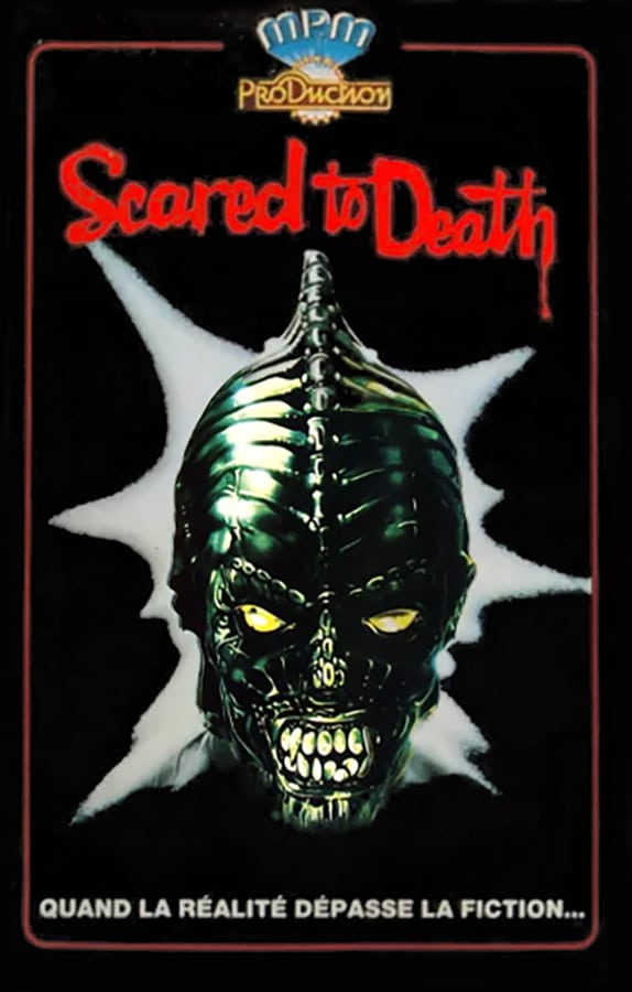 Scared to Death de William Malone, jaquette de la VHS française