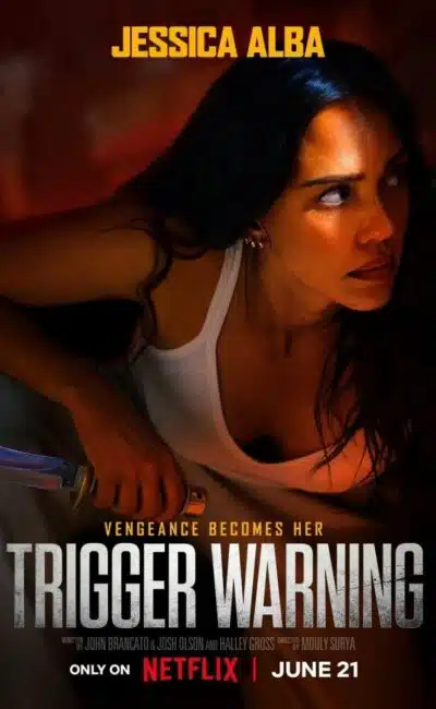 Riposte -Trigger Warning), sur Netflix, avec Jessica Alba