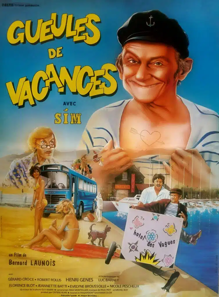 Affiche de Gueules de vacances de Bernard Launois