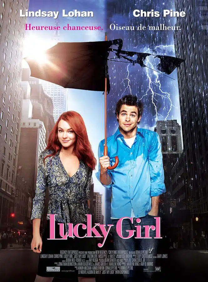 Affiche de Lucky Girl, avec Chris Pine et Lindsay Lohan