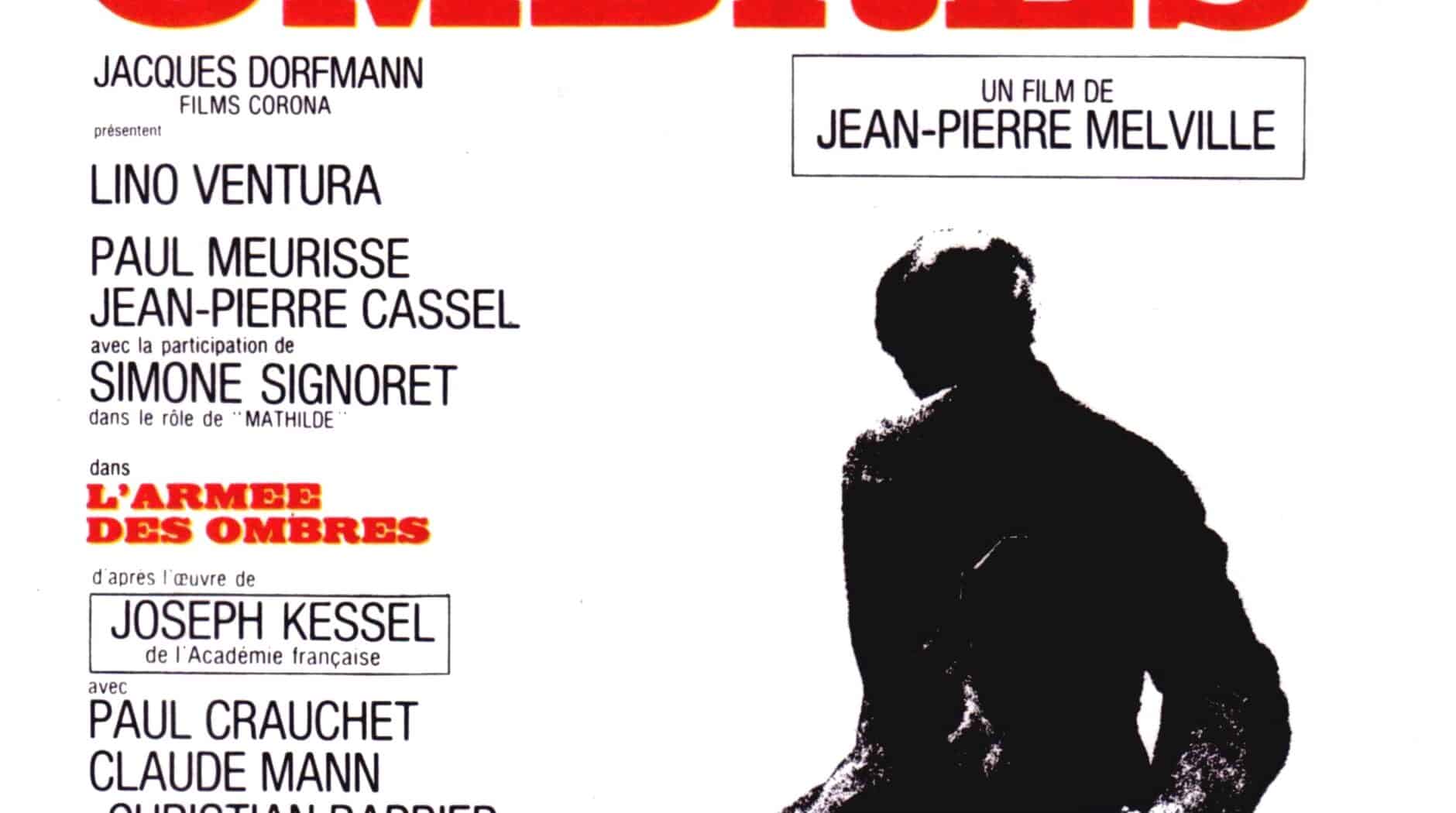 Affiche de "L’armée des ombres" de Jean-Pierre Melville (1969)