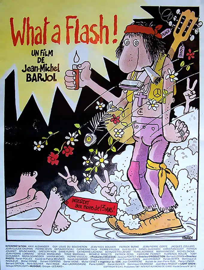 Affiche de What a Flash ! de Jean-Michel Barjol par Tardi