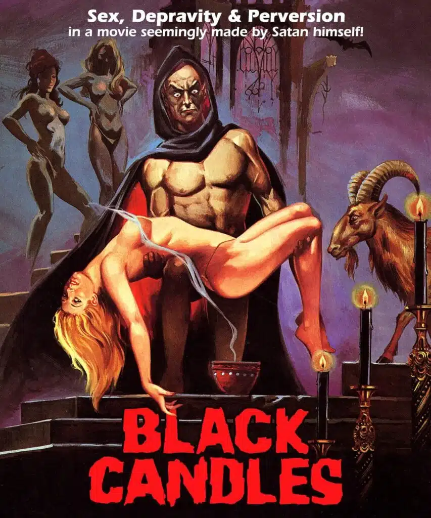 Black Candles (Les Rites sexuels du diable) de José Ramón Larraz en blu-ray chez Severin.