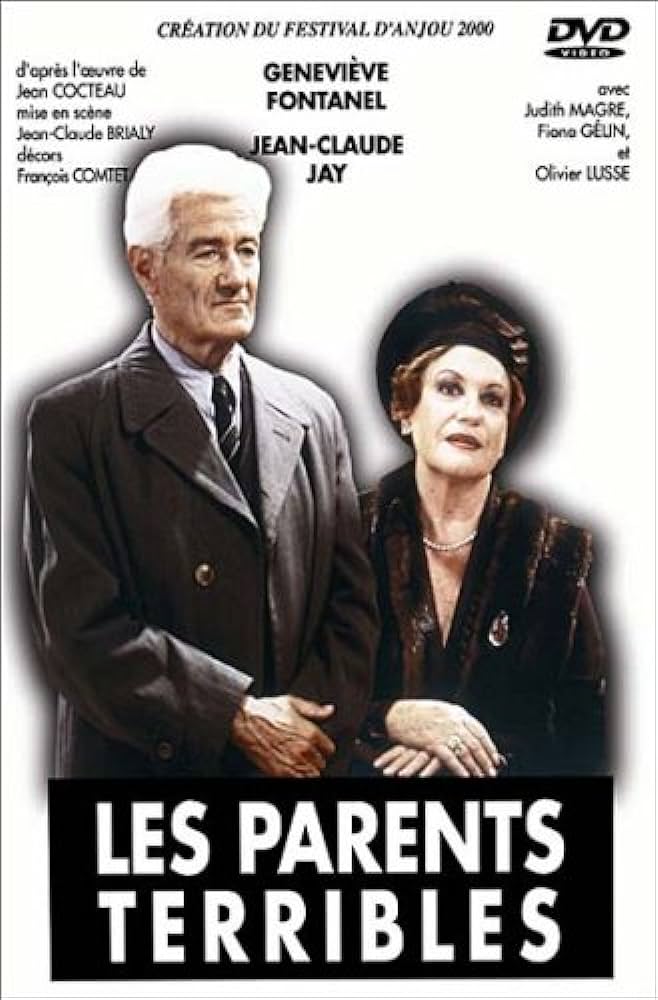 Affiche de la pièce "Les Parents terribles" (2000)