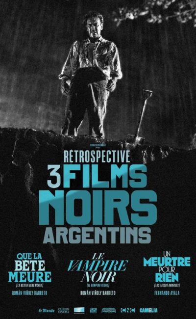 Le vampire noir, affiche de la rétrospective 3 Films noirs argentins