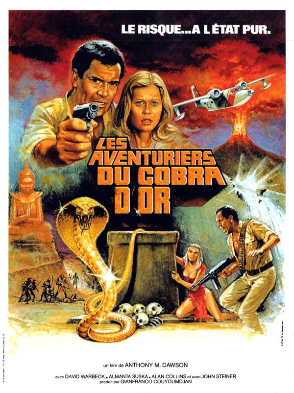 Les aventuriers du cobra d'or, l'affiche