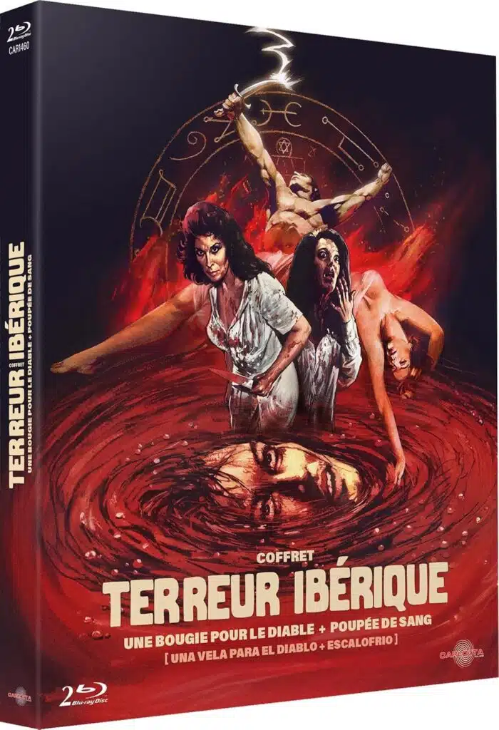 Coffret Terreur ibérique (Une bougie pour le diable et Poupée de sang/Escalofrio) en blu-ray chez Carlotta
