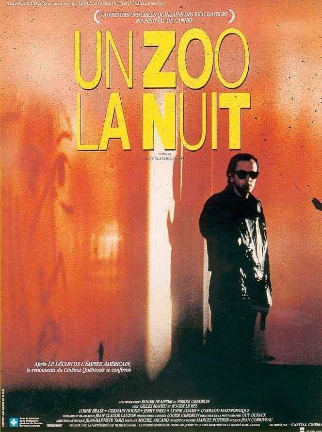 Un zoo la nuit, l'affiche