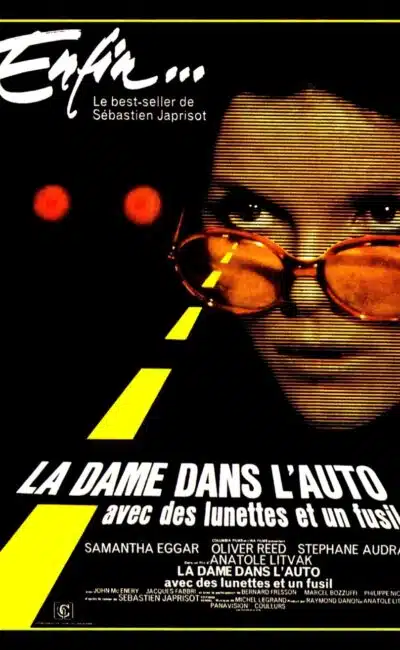 Affiche du film "La dame dans l’auto avec des lunettes et un fusil (1970) d'Anatole Litvak.