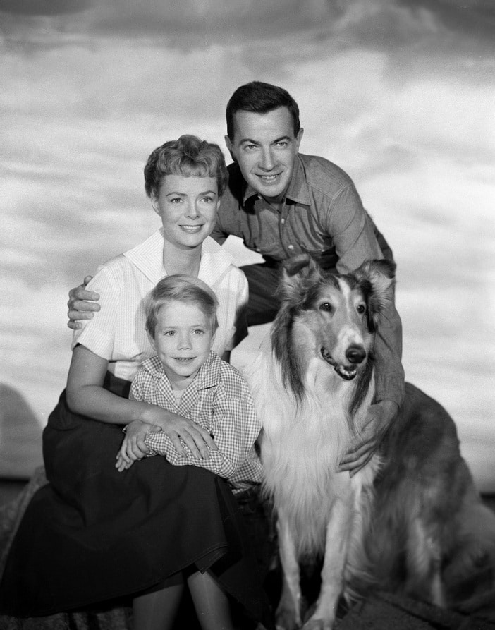 June Lockhart, Jon Provost, Hugh Reilly dans "Lassie" (TV)