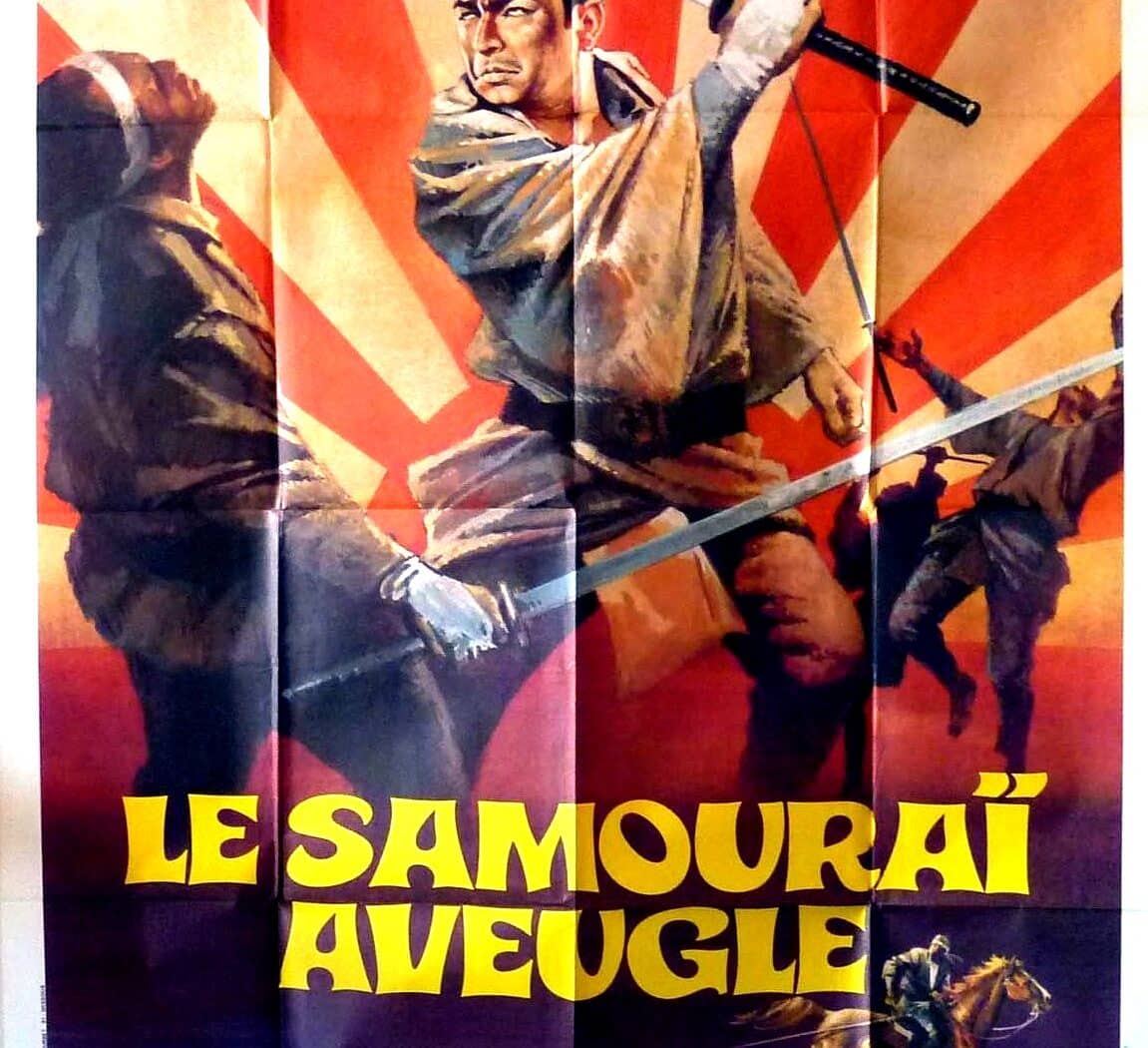 Affiche française du film "Le samouraï aveugle" (1964/77)