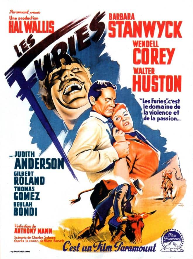 Les furies, l'affiche